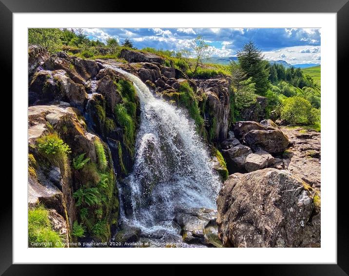 Loup of Fintry Framed Mounted Print by yvonne & paul carroll