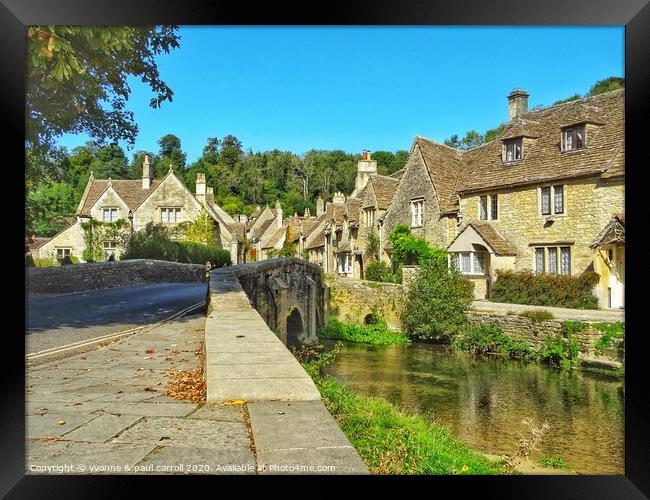 Castle Combe Framed Print by yvonne & paul carroll