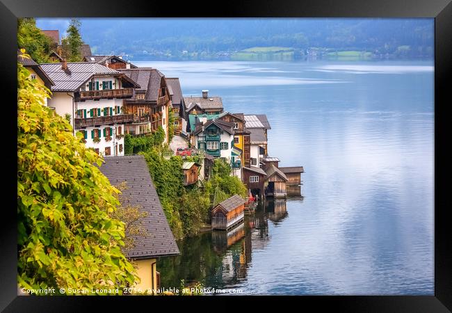 Hallstatt, Austria Framed Print by Susan Leonard