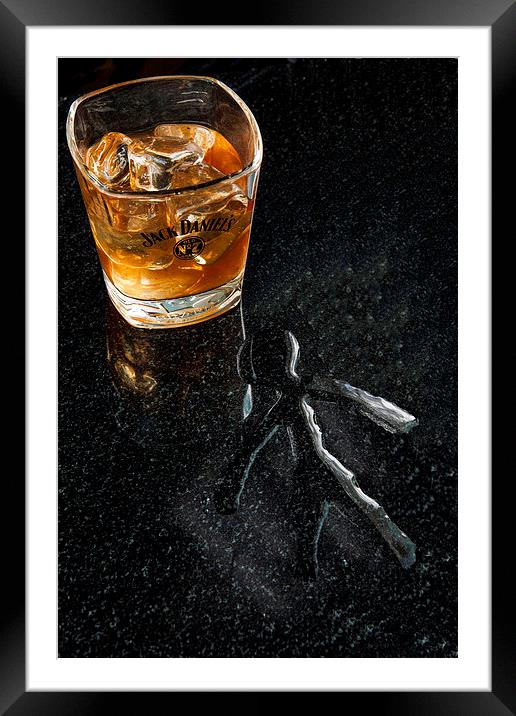 JACK DANIELS Framed Mounted Print by David Pacey