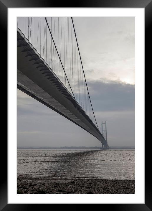 The Humber Bridge Framed Mounted Print by David Pacey