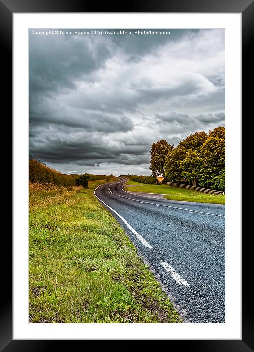  The Road To Framed Mounted Print by David Pacey