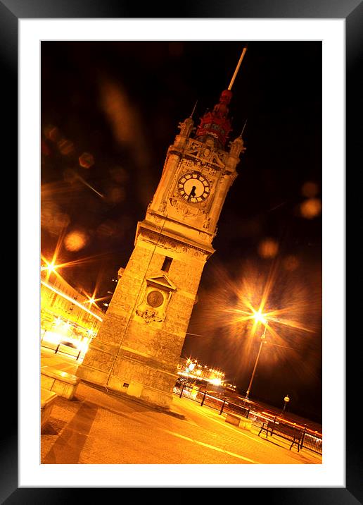 Margate Clocktower Framed Mounted Print by Selena Chambers