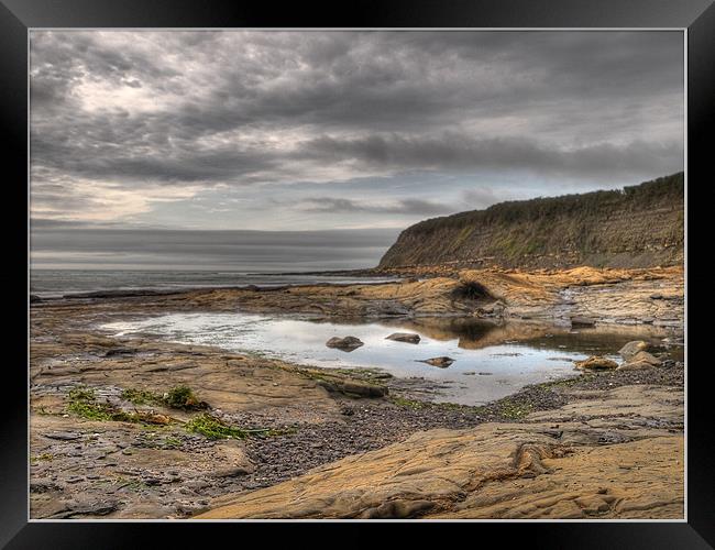 Kimmeridge Pool Framed Print by kelvin ryan