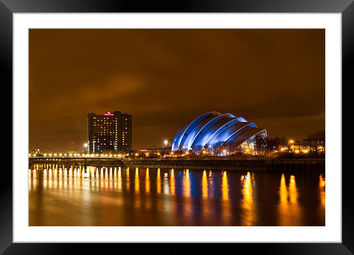 Glasgow Science Centre Armadillo Framed Mounted Print by Steven Brown