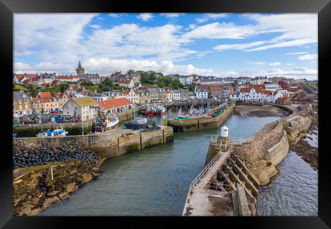 Pittenweem Harbour Framed Print by Steven Brown