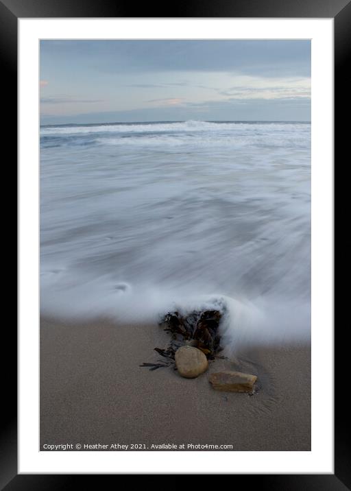 Incoming Tide Framed Mounted Print by Heather Athey