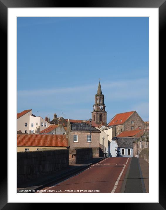 Berwick upon Tweed Framed Mounted Print by Heather Athey