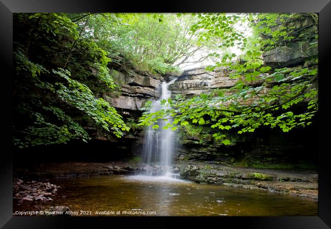 Gibson's Cave Framed Print by Heather Athey