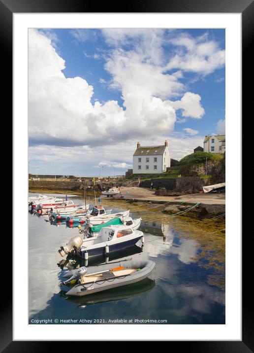 St Abbs, Scotland Framed Mounted Print by Heather Athey
