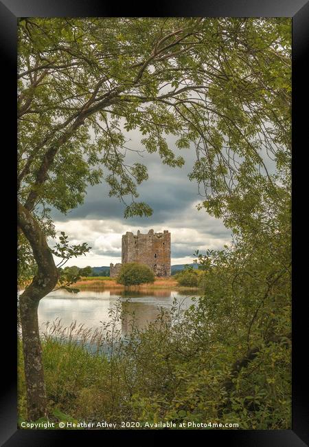 Threave Castle, Scotland Framed Print by Heather Athey