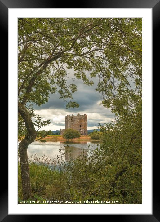 Threave Castle, Scotland Framed Mounted Print by Heather Athey