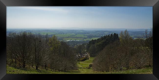 View From Clent Hills Framed Print by Oliver Walton