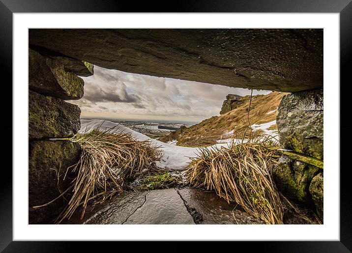 Hole in the Wall Framed Mounted Print by Phil Tinkler