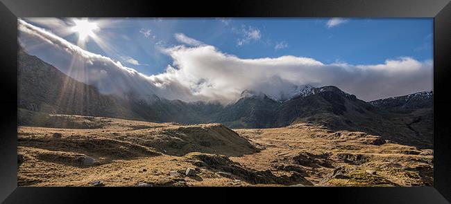 Misty Mountains Framed Print by Phil Tinkler