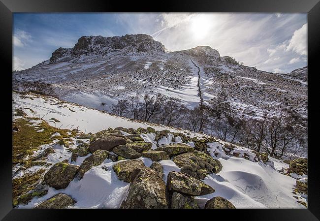 Eagle Crag Framed Print by Phil Tinkler