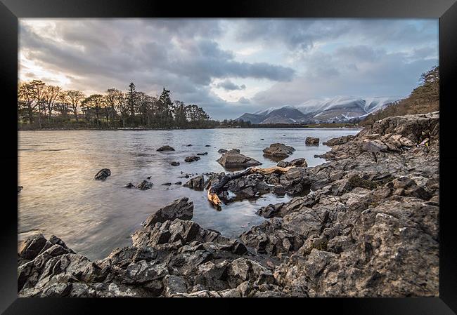 Skiddaw from Derwent Water Framed Print by Phil Tinkler