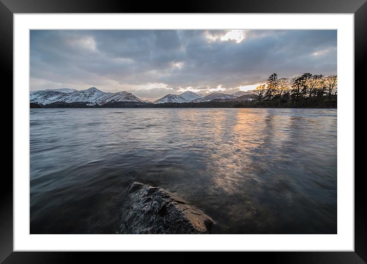 Looking over to Catbells and Hopegill Head Framed Mounted Print by Phil Tinkler