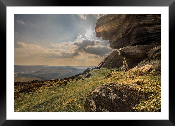 View Across Derwent Valley Framed Mounted Print by Phil Tinkler