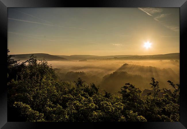 Sett Valley Sunrise Framed Print by Phil Tinkler