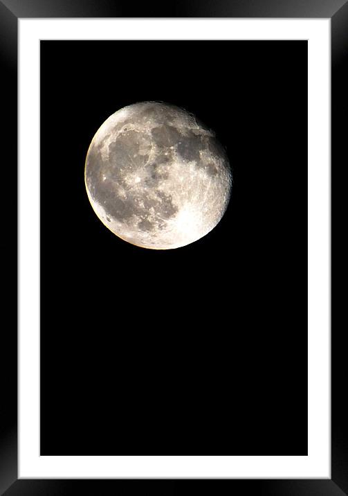 Full moon in November Framed Mounted Print by andrew pearson