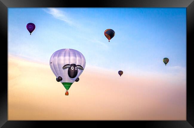 Hot Air Balloons Framed Print by Graeme B