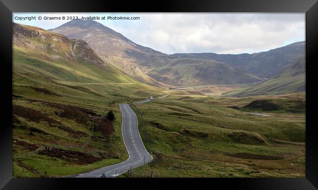 Lonely Motorhome Framed Print by Graeme B