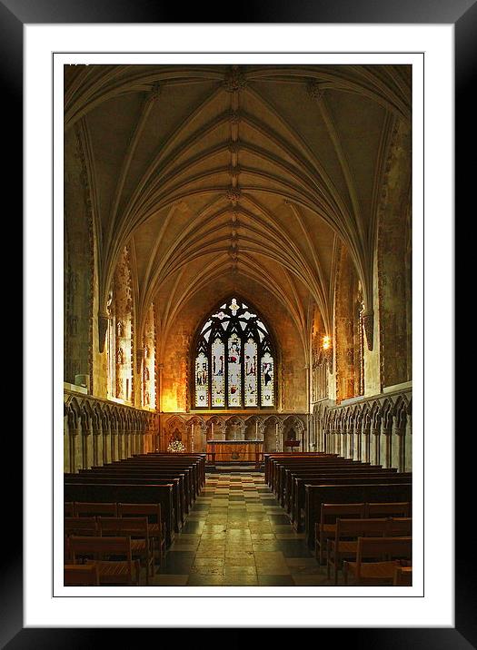  St Albans Cathedral Framed Mounted Print by Graeme B