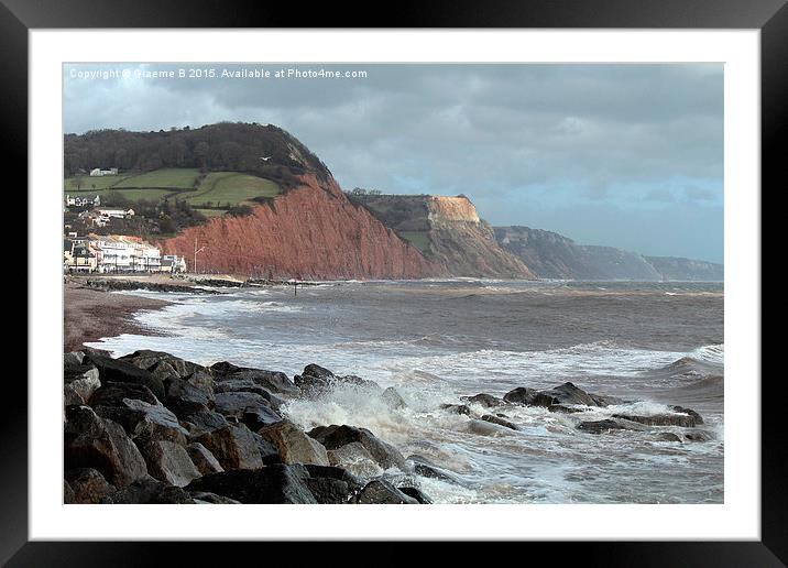  Sidmouth  Framed Mounted Print by Graeme B