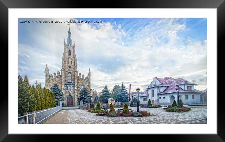 Frosty Poland Framed Mounted Print by Graeme B