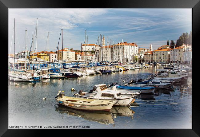 Parin, Slovenia Framed Print by Graeme B