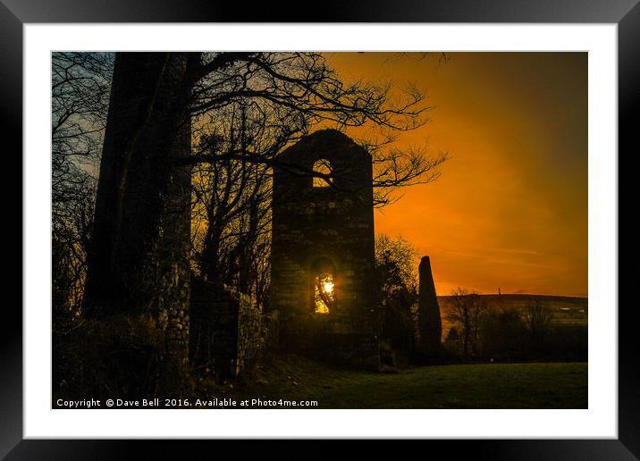 Kelly Bray Engine House Framed Mounted Print by Dave Bell