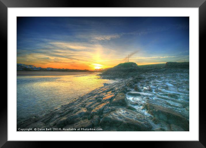 ”River Meets The Sea" Framed Mounted Print by Dave Bell