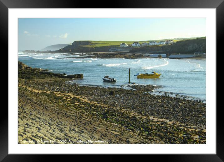 Bude Bay Framed Mounted Print by Dave Bell