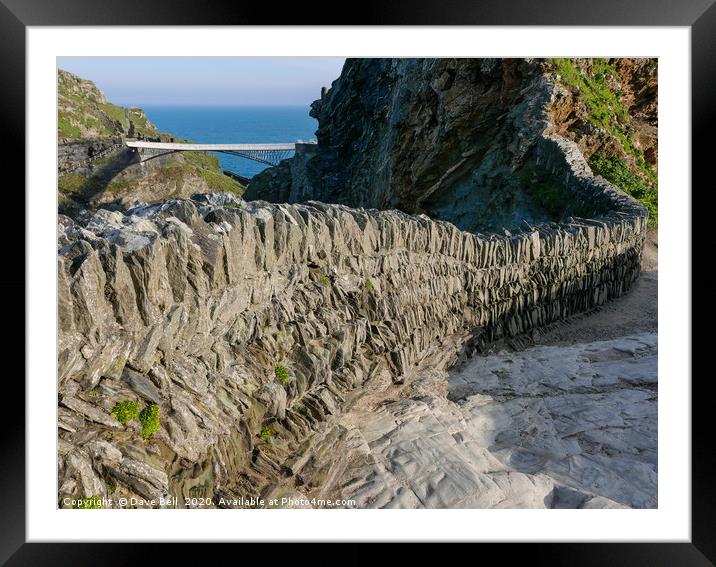 King Arthurs Castle New Bridge. Framed Mounted Print by Dave Bell