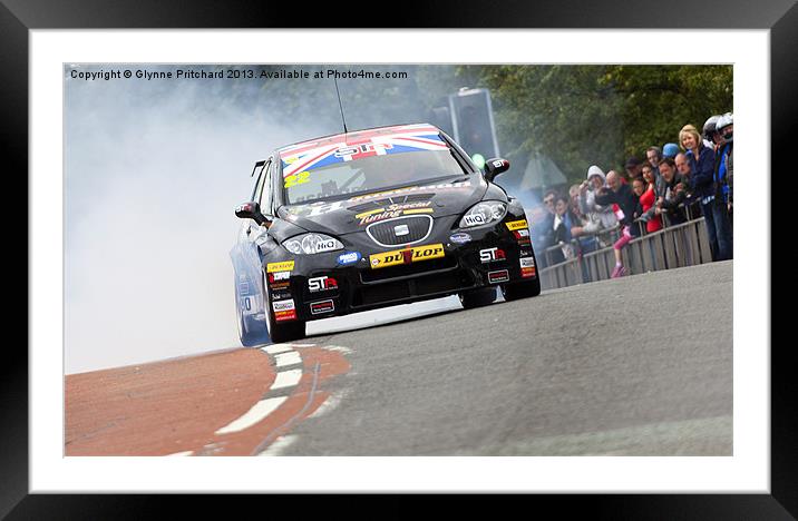 BTCC Seat Leon Framed Mounted Print by Glynne Pritchard