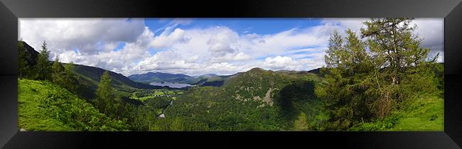 Lakes Veiw Framed Print by Oliver Gibson