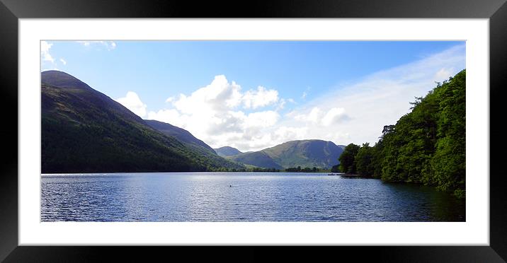 View over Buttermere Framed Mounted Print by Oliver Gibson