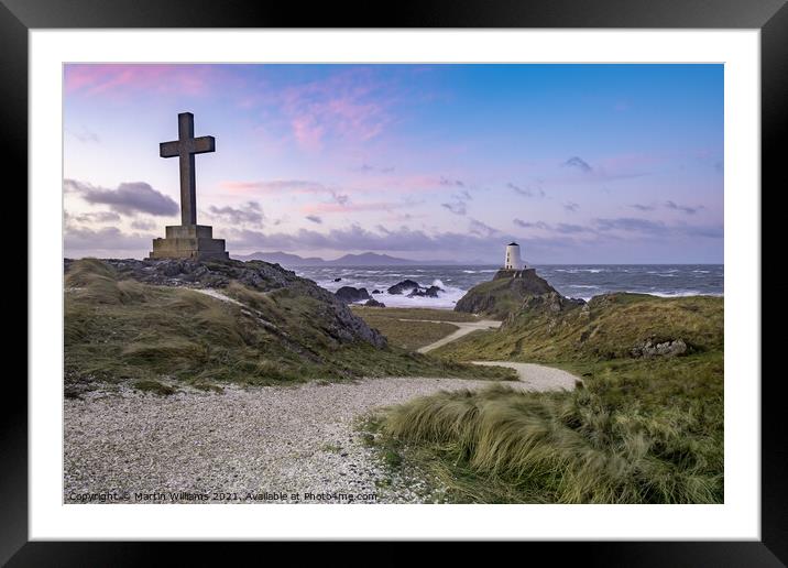 Twr Mawr Lighthouse, Anglesey Framed Mounted Print by Martin Williams