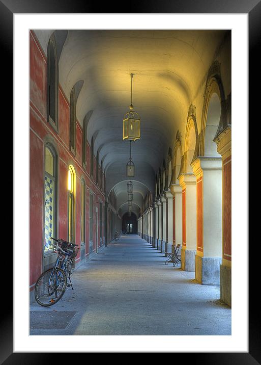 Munich - Hofgarten Arches Framed Mounted Print by Martin Williams