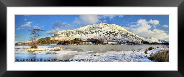 Ullswater Winter Framed Mounted Print by Martin Williams
