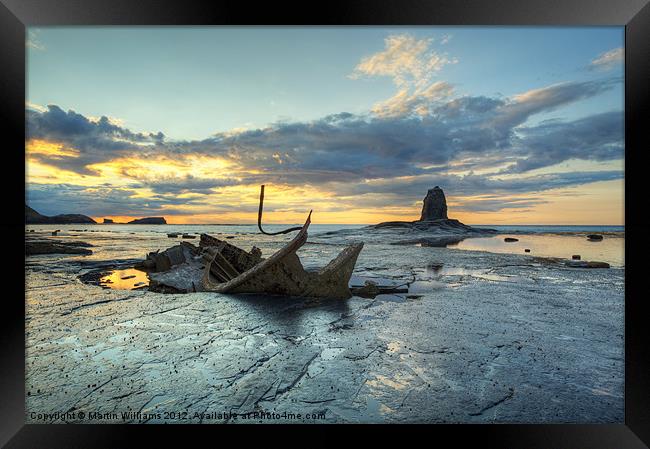 Sunset Over the Admiral Framed Print by Martin Williams