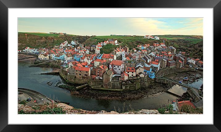 Staithes Framed Mounted Print by Martin Williams
