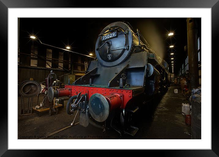 The Green Knight - NYMR Framed Mounted Print by Martin Williams