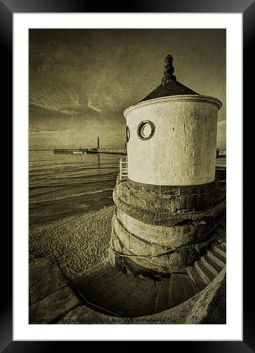 Whitby Round House Framed Mounted Print by Martin Williams