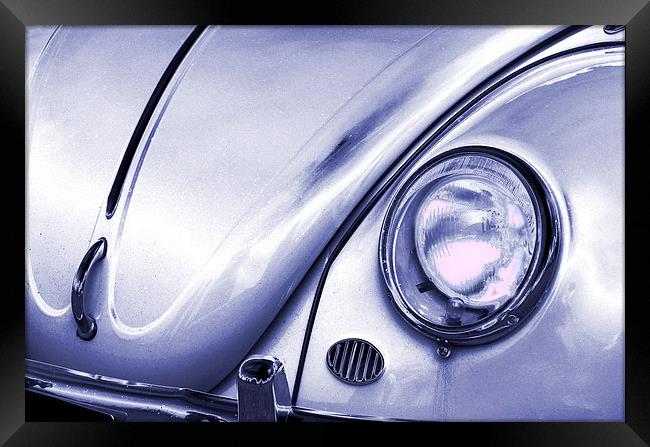 VW Beetle Classic Framed Print by Martin Williams