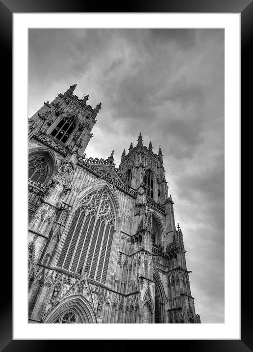 York Minster Framed Mounted Print by Martin Williams