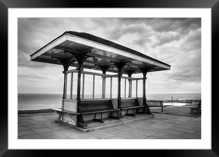 Whitby Shelter, North Yorkshire Framed Mounted Print by Martin Williams