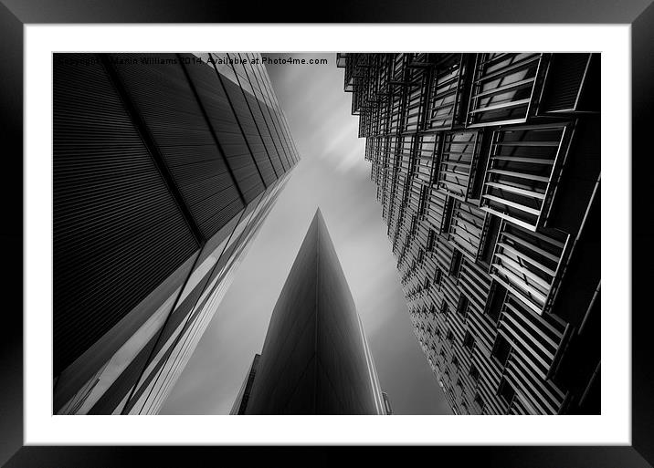  Intersect Framed Mounted Print by Martin Williams