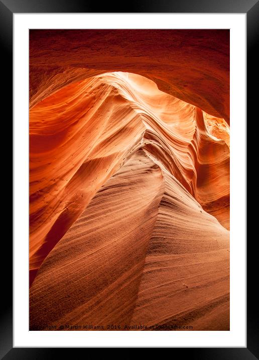Rattlesnake Canyon Framed Mounted Print by Martin Williams